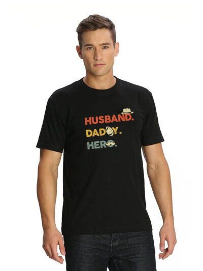 Husband - Daddy - Hero Men Tshirt