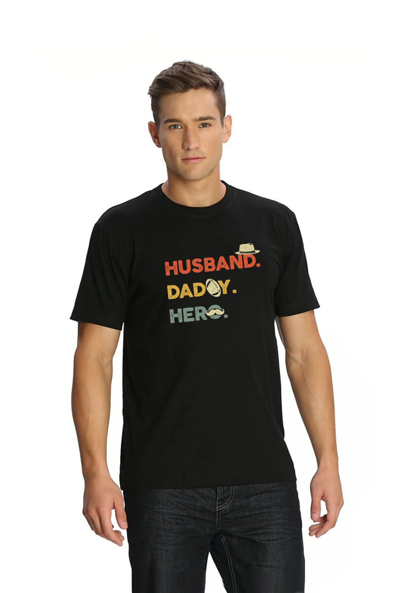 Husband - Daddy - Hero Men Tshirt