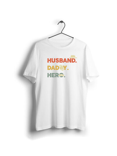 Husband Daddy Hero Men Tshirt