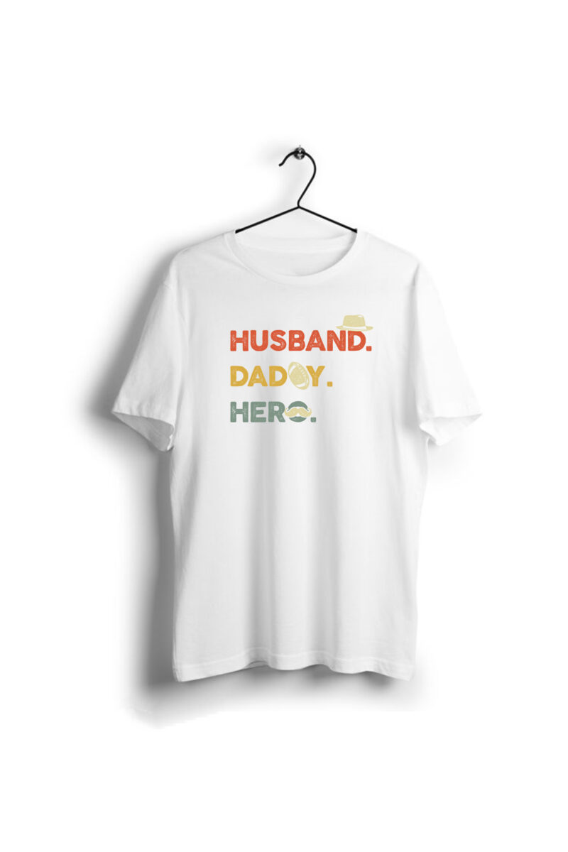 Husband Daddy Hero Men Tshirt