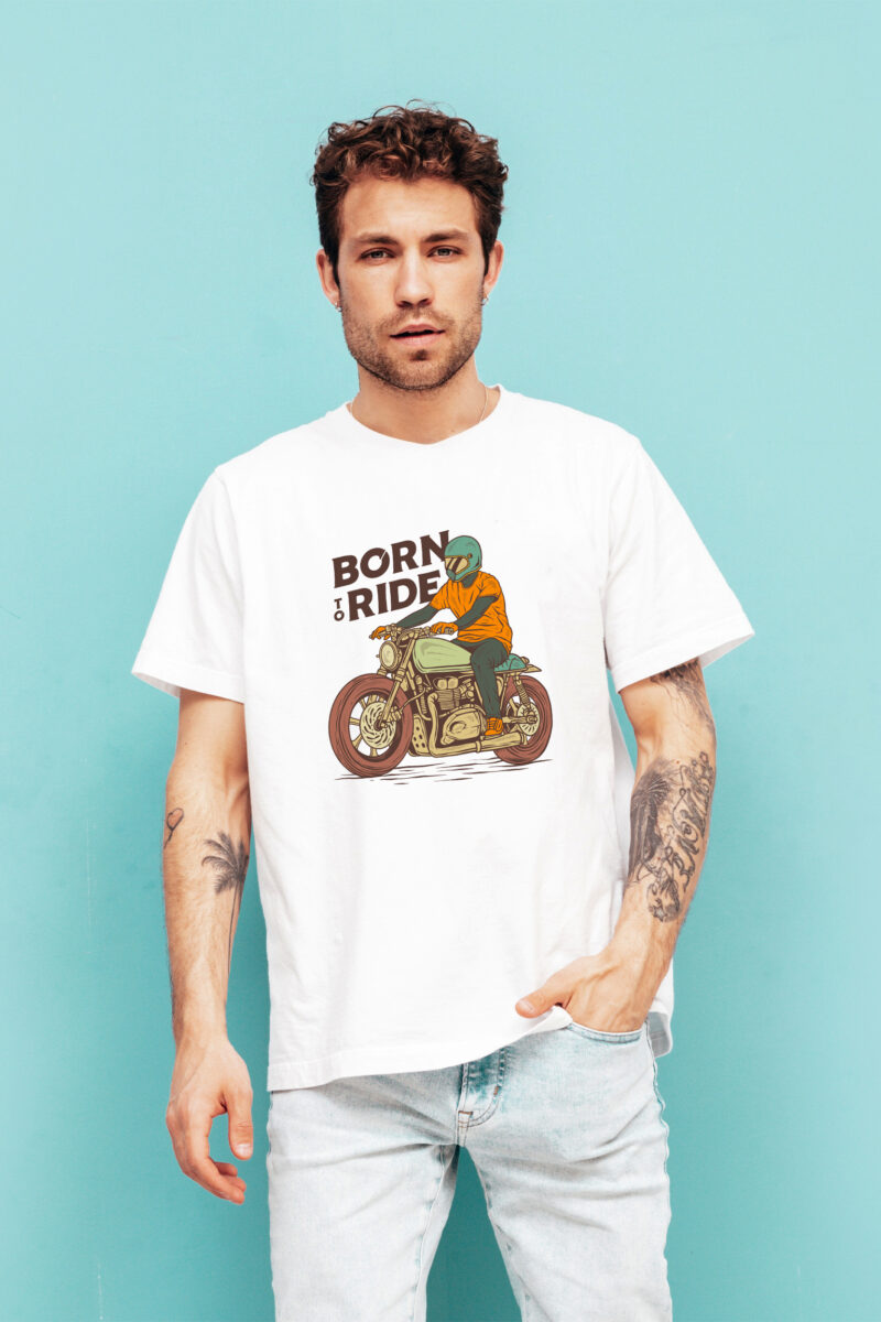 Vintage Born to ride Tshirt