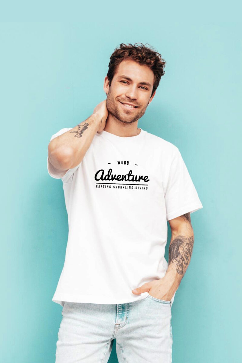 Wubb Adventure Men White Tshirt