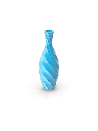 Striped Abstract Flower Vase