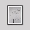 Fly High - Framed wall Poster WWP1001