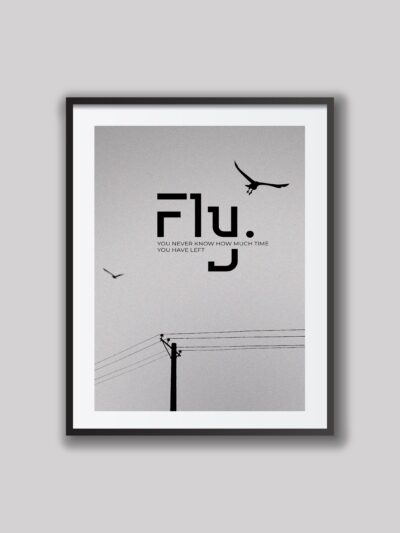 Fly High - Framed wall Poster WWP1001