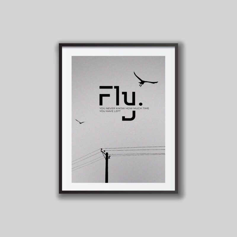 Fly High - Framed wall Poster WWP1001