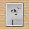 Fly High - Framed wall Poster WWP1001