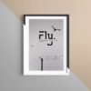 Fly High - Framed wall Poster WWP1001