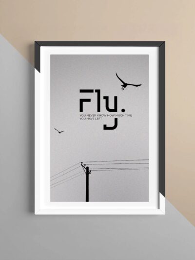 Fly High - Framed wall Poster WWP1001