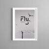 Fly High - Framed wall Poster WWP1001