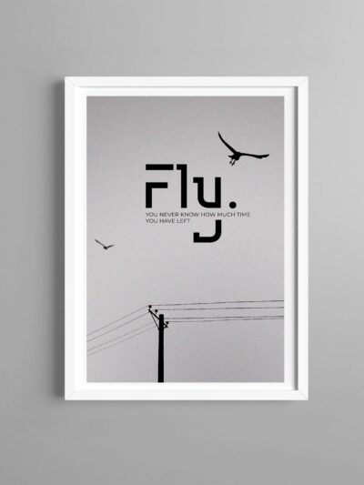 Fly High - Framed wall Poster WWP1001