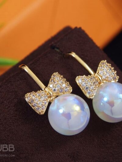 Korean Gold-plated Pearl Drop Earring - WAA1002