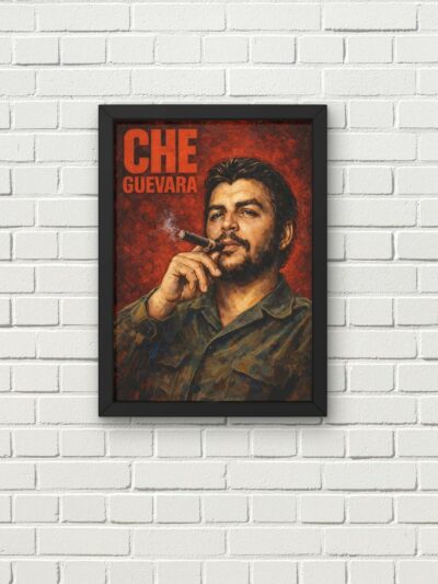 Iconic Revolutionary Che Guevara Portrait Wall Art Poster