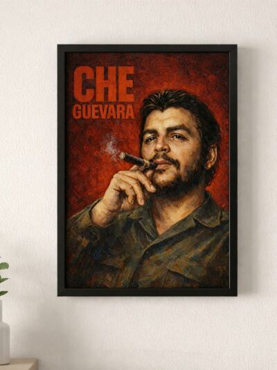 Iconic Revolutionary Che Guevara Portrait Wall Art Poster