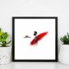 No Limits – Lionel Messi Minimalist Motivational Quote Painting