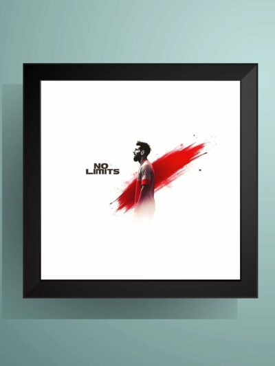 No Limits – Lionel Messi Minimalist Motivational Quote Painting