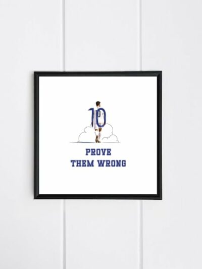 Prove Them Wrong Lionel Messi Motivational Wall Art Poster