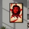 Comandante Minimalist Che Guevara Pop Art Portrait Wall Art Poster