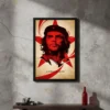 Comandante Minimalist Che Guevara Pop Art Portrait Wall Art Poster