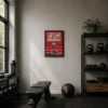 Victory Mindset Boxing Motivation Wall Art Poster